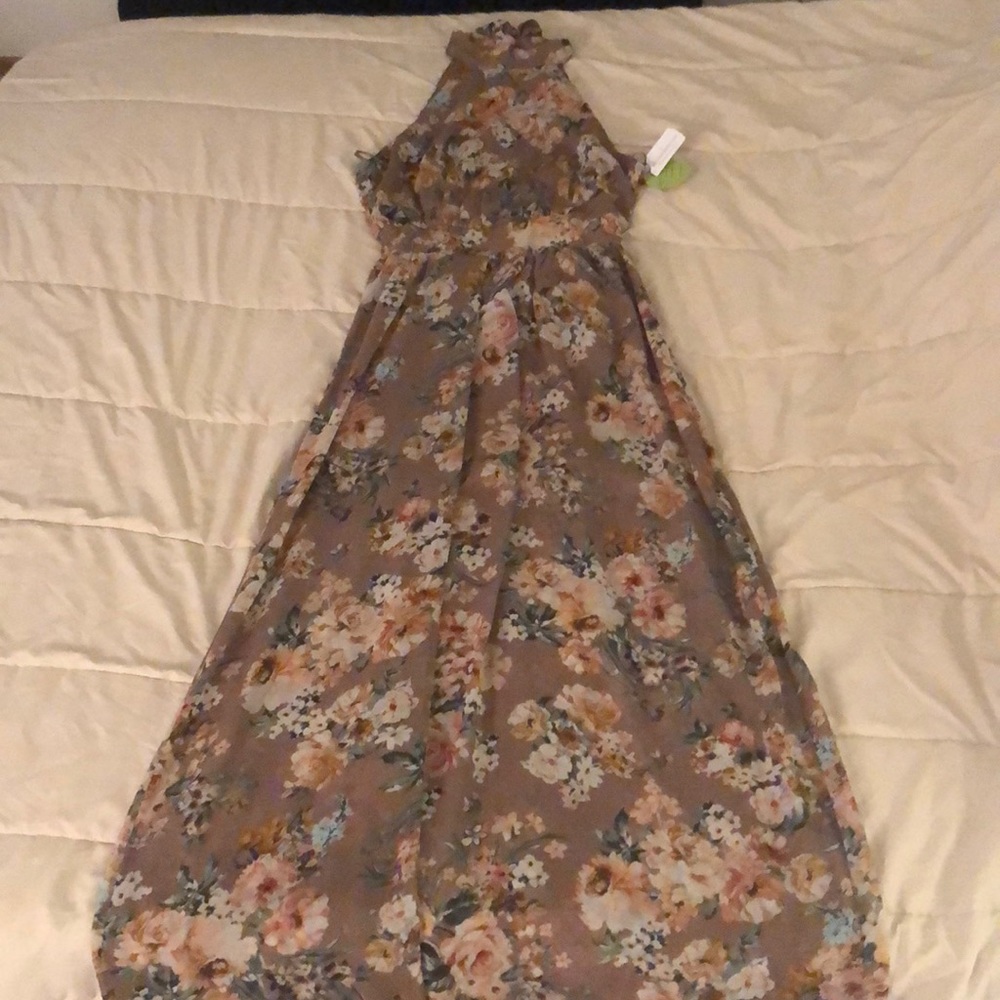 Flowered Maxi Dress